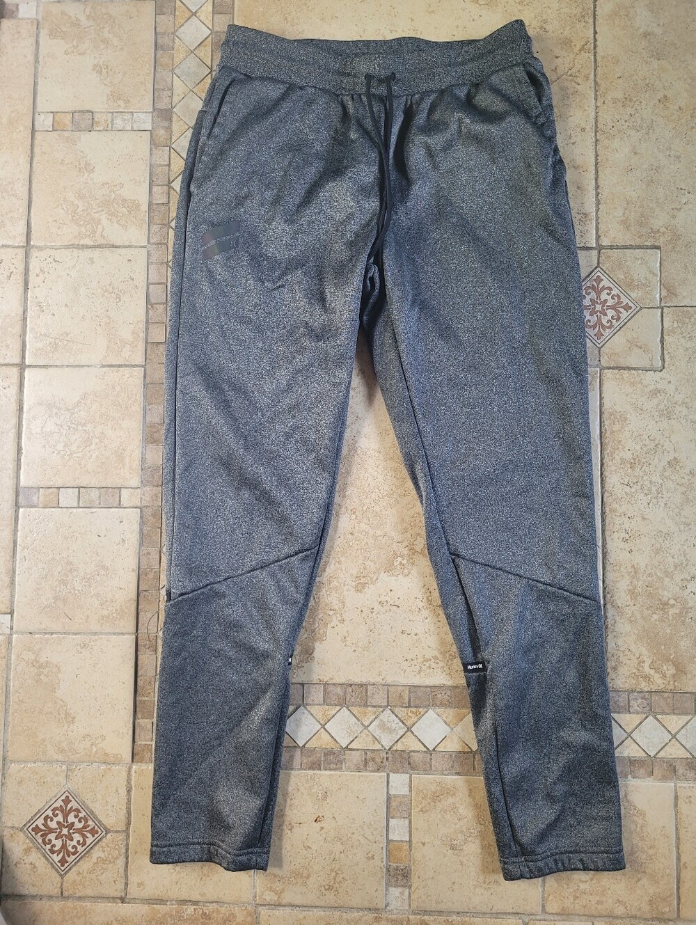 Hurley Men's Heather Gray Athletic Joggers